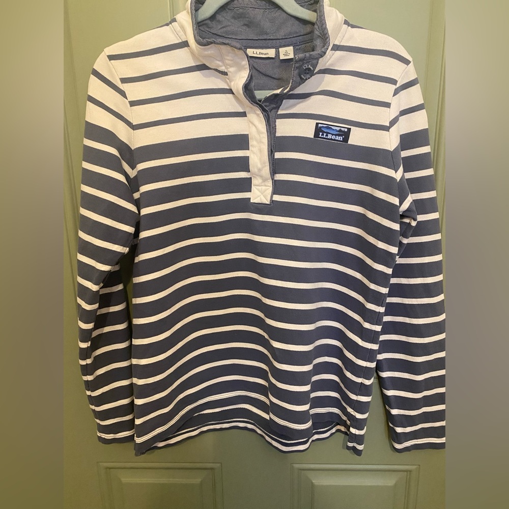 L.L. Bean Women's Rugby Shirt Button Up